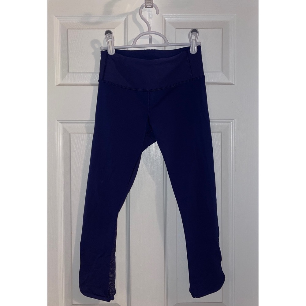 Blue LuluLemon Capri Leggings